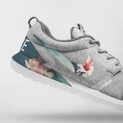 Show details for Nike Floral Roshe Customized Running Shoes Picture of Nike Floral Roshe Customized Running Shoes